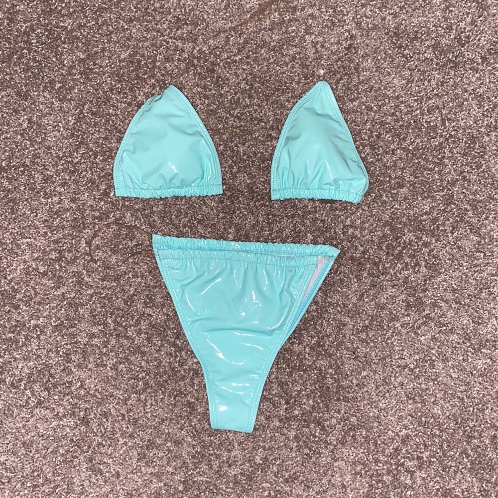 Turquoise 2 piece Bathing Suit